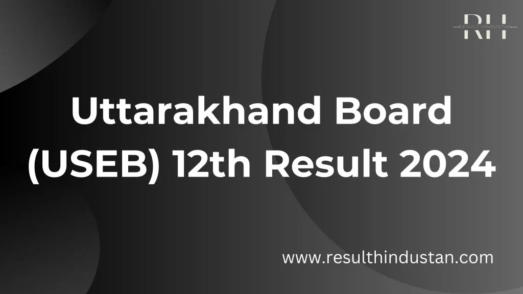 UBSE 12th Class Result 2024 