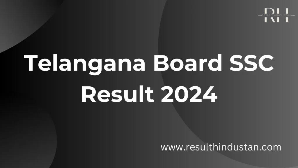 Telangana Board SSC Result 2024